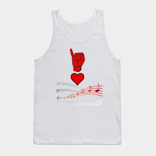 I Love Music Tank Top